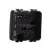 Intrerupator modular cap cruce Gewiss Chorus 2 module 16A negru GW12101