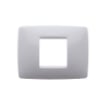 Rama decorativa Gewiss Chorus Monochrome One 2 module alba GW16102TB
