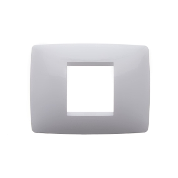 Rama decorativa Gewiss Chorus Monochrome One 2 module alba GW16102TB
