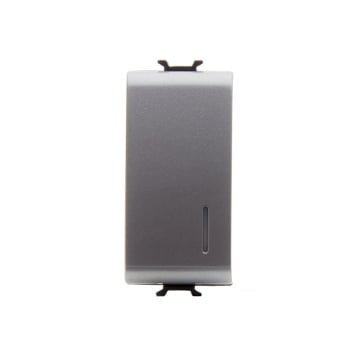 Intrerupator LED modular cap cruce Gewiss Chorus 1 modul 16A titan GW14092