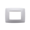 Rama decorativa Gewiss Chorus Monochrome One 3 module alba GW16103TB