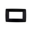 Rama decorativa Gewiss Chorus One 4 module neagra GW16104TN