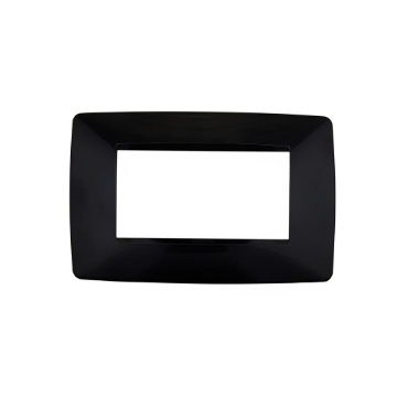 Rama decorativa Gewiss Chorus One 4 module neagra GW16104TN