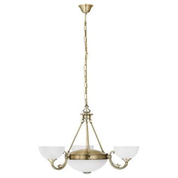Candelabru Eglo Savoy White-Brown 82748