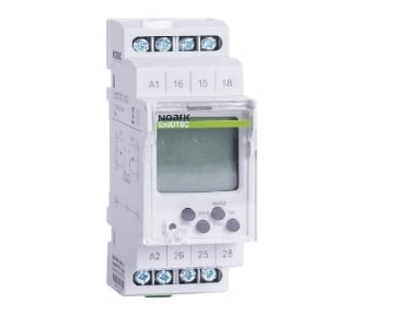 Ceas digital Noark programabil zilnic/saptamanal 1CO 230VAC IP10 110554