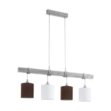Lustra Eglo Townshend 2 Gray-White-Brown 49927