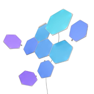 Kit 9 panouri inteligente Nanoleaf Shapes Hexagons NL42-0002HX-9PK