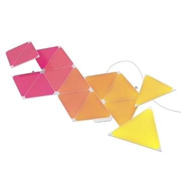 Kit 15 panouri inteligente Nanoleaf Shapes Triangles NL47-6002TW-15PK