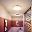 Plafoniera LED alba Philips Suede 12W lumina calda PC02225