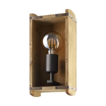 Aplica rustica Eglo Wootton Black-Brown 43593
