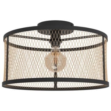 Plafoniera bucatarie Eglo Dellow Brass-Black 43603