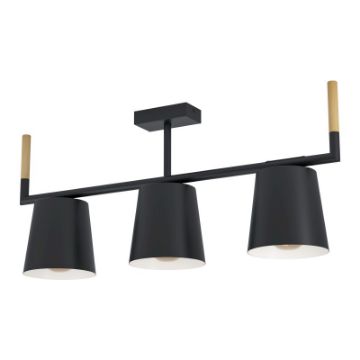 Plafoniera bucatarie Eglo Lacey Black-Brown 43611