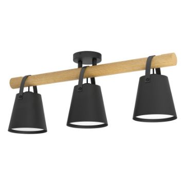 Plafoniera bucatarie Eglo Boyle Black-Brown 43635