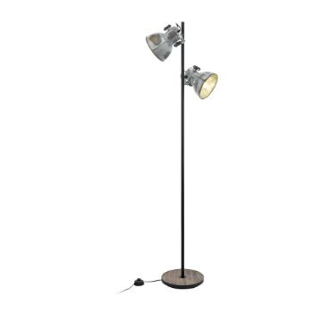 Lampadar vintage Eglo Barnstaple Black-Silver 49722
