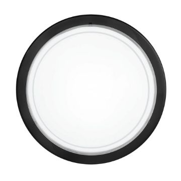 Plafoniera bucatarie Eglo Planet 1 Black-White 83159