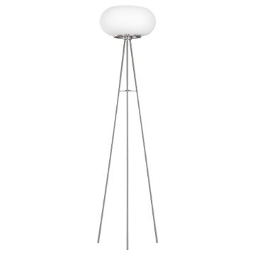 Lampadar living Eglo Optica Nickel-White 86817