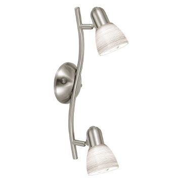 Plafoniera dormitor Eglo Dakar Nickel-White 88473