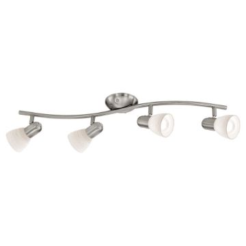 Plafoniera dormitor Eglo Dakar Nickel-White 88474