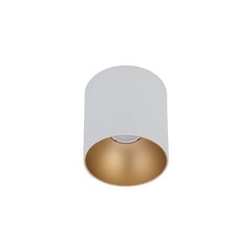 Plafoniera dormitor Nowodvorski Point Tone White-Gold 8221 otel alb