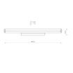 Aplica LED Nowodvorski Ion L Chrome 8172 otel crom