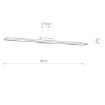Aplica LED baie Nowodvorski Lath Chrome 8175 otel crom