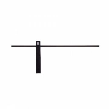 Aplica LED Nowodvorski Impulse S Black 8115 aluminiu negru