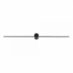 Aplica LED baie Nowodvorski Pin M Black 8128 aluminiu negru