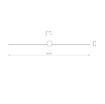 Aplica LED baie Nowodvorski Pin M Black 8128 aluminiu negru