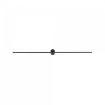 Aplica LED baie Nowodvorski Pin L Black 8130 aluminiu negru