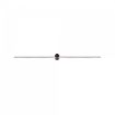 Aplica LED baie Nowodvorski Pin L Black 8130 aluminiu negru