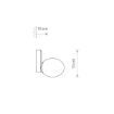 Aplica Nowodvorski Ice Egg C Black 8132 otel negru