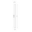 Aplica LED Nowodvorski Ice Tube M Chrome 8120 otel crom