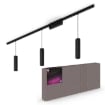 Philips Hue Perifo Ceiling starter kit si lustra BT Black 15.6W White and Color Ambiance