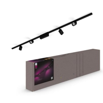 Philips Hue Perifo Ceiling starter kit si plafoniera BT Black 20.8W White and Color Ambiance