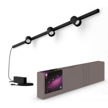 Philips Hue Perifo Wall starter kit si aplica BT Black 15.6W White and Color Ambiance