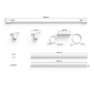 Imagine Philips Hue Perifo Wall starter kit aplica si tub Hue Gradient BT White 39.9W White and Color Ambiance