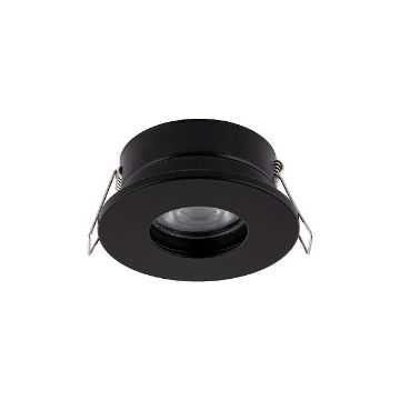 Spot baie Nowodvorski Golf Black 8376 aluminiu negru