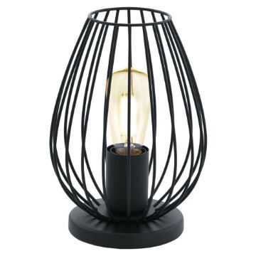 Veioza vintage Eglo Newtown Black 49481
