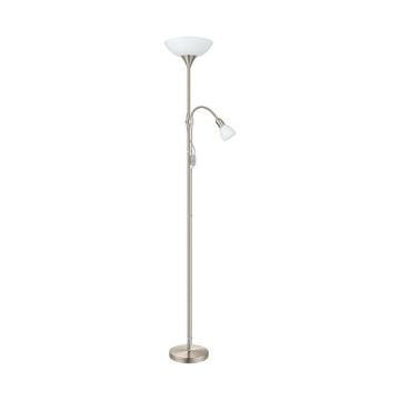 Lampadar Eglo Up 2 Nickel-White 82842