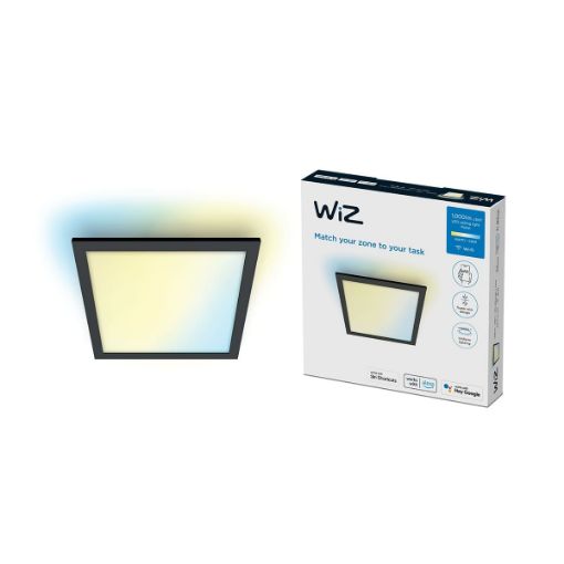 Panou LED WiZ Ceiling Light Black 12W 1000lm WiFi lumina alba reglabila