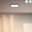 Panou LED WiZ Ceiling Light Black 12W 1000lm WiFi lumina alba reglabila