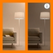 Panou LED WiZ Ceiling Light Black 12W 1000lm WiFi lumina alba reglabila