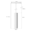 Philips Hue Perifo pendul extensie BT White 5.2W White and Color Ambiance
