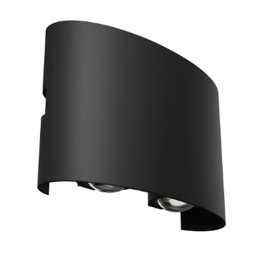 Aplica LED exterior Maytoni Strato Black O417WL-L4B3K