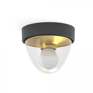 Plafoniera exterior Nowodvorski Nook Black-Gold 7976 plastic negru