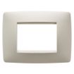 Rama decorativa Gewiss Chorus One 3 module Ivoire GW16103TI