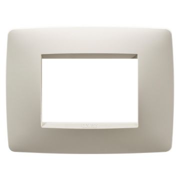 Rama decorativa Gewiss Chorus One 3 module Ivoire GW16103TI