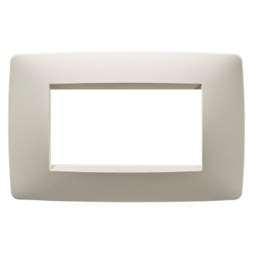 Rama decorativa Gewiss Chorus One 4 module Ivoire GW16104TI