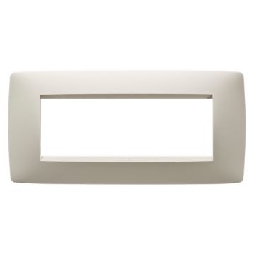 Rama decorativa Gewiss Chorus One 6 module Ivoire GW16106TI