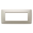 Rama decorativa Gewiss Chorus One 6 module Ivoire GW16106TI